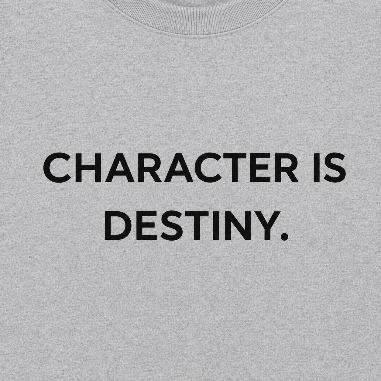 Character is Destiny. | Premium Oversized T-Shirt