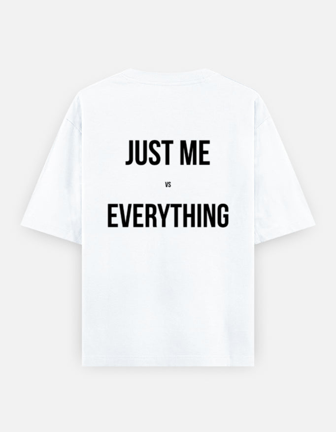Just Me vs Everything Oversized T-shirt