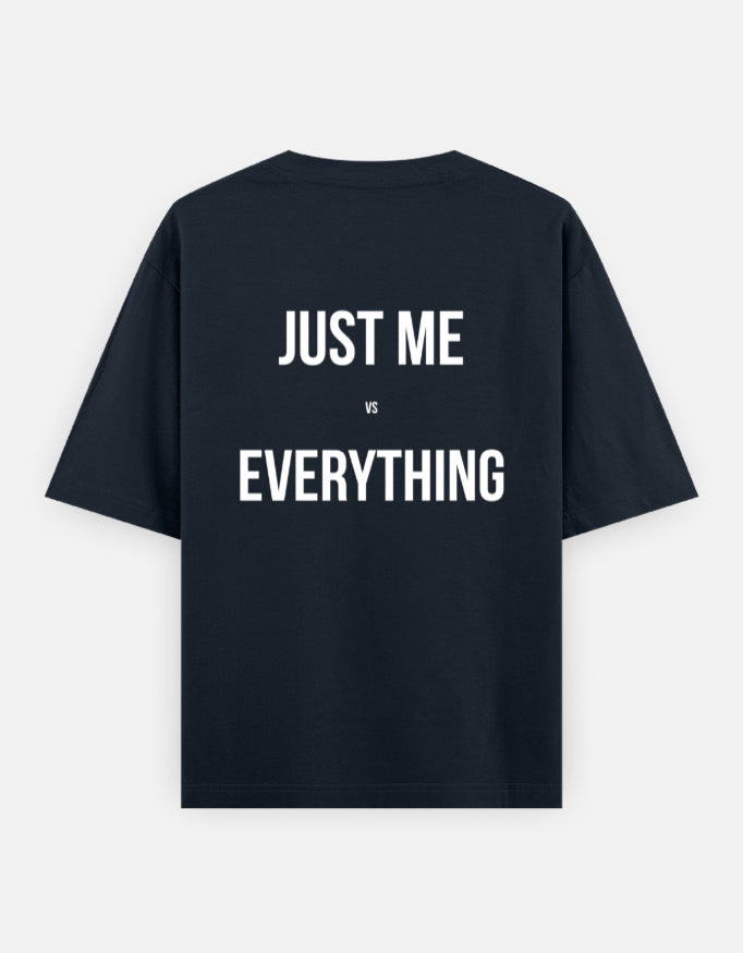 Just Me vs Everything Oversized T-shirt