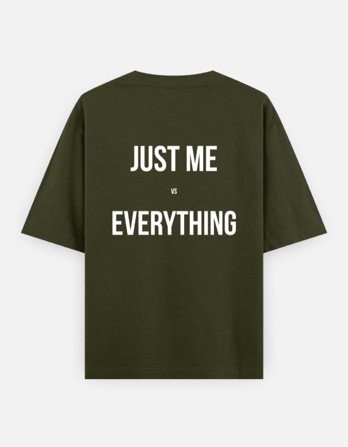 Just Me vs Everything Oversized T-shirt