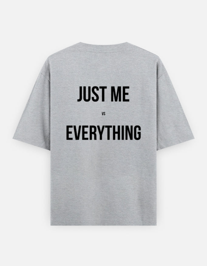 Just Me vs Everything Oversized T-shirt