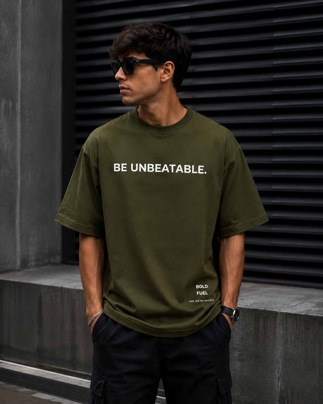 Be Unbeatable. | Premium Oversized T-Shirt