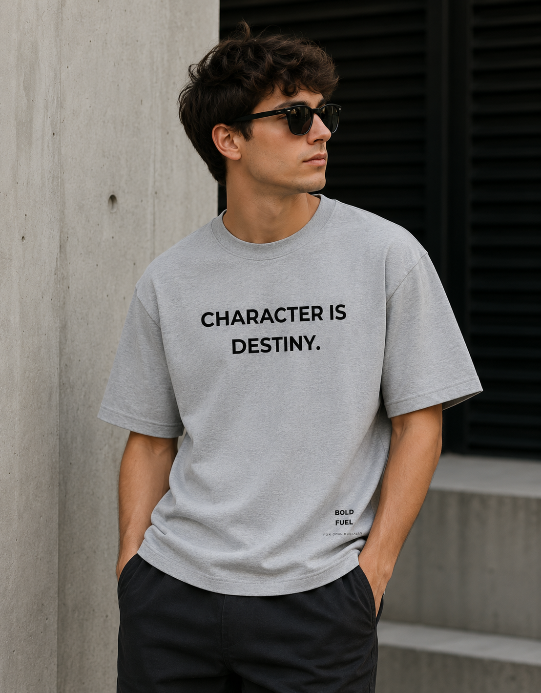 Character is Destiny. | Premium Oversized T-Shirt