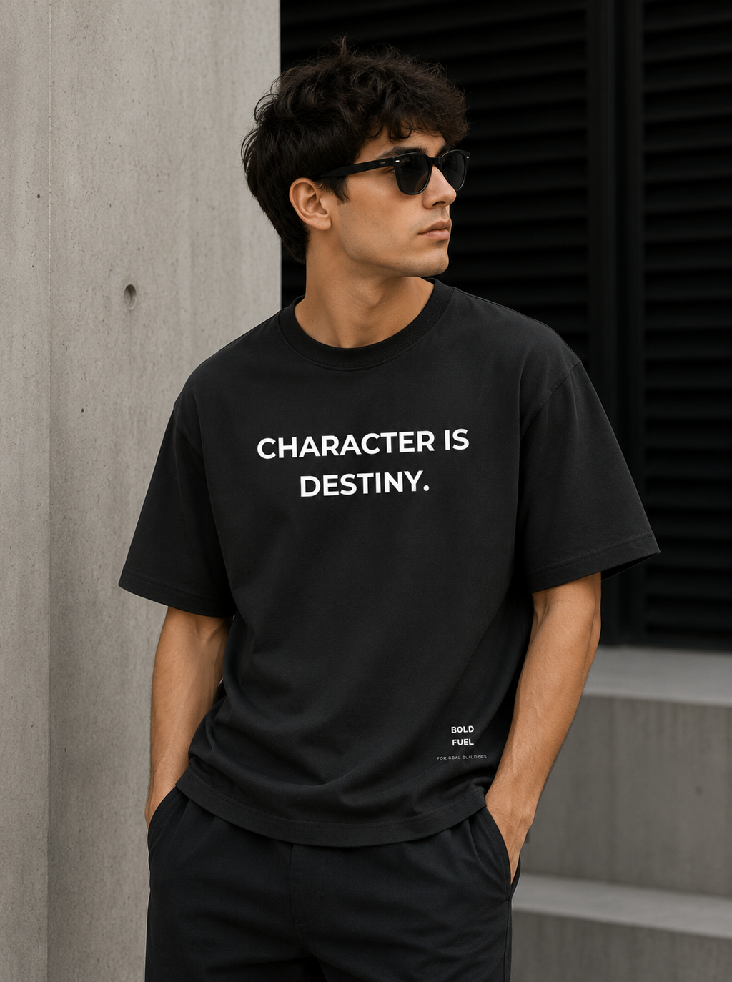 Character is Destiny. | Premium Oversized T-Shirt