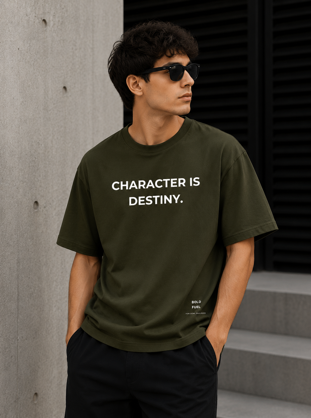 Character is Destiny. | Premium Oversized T-Shirt