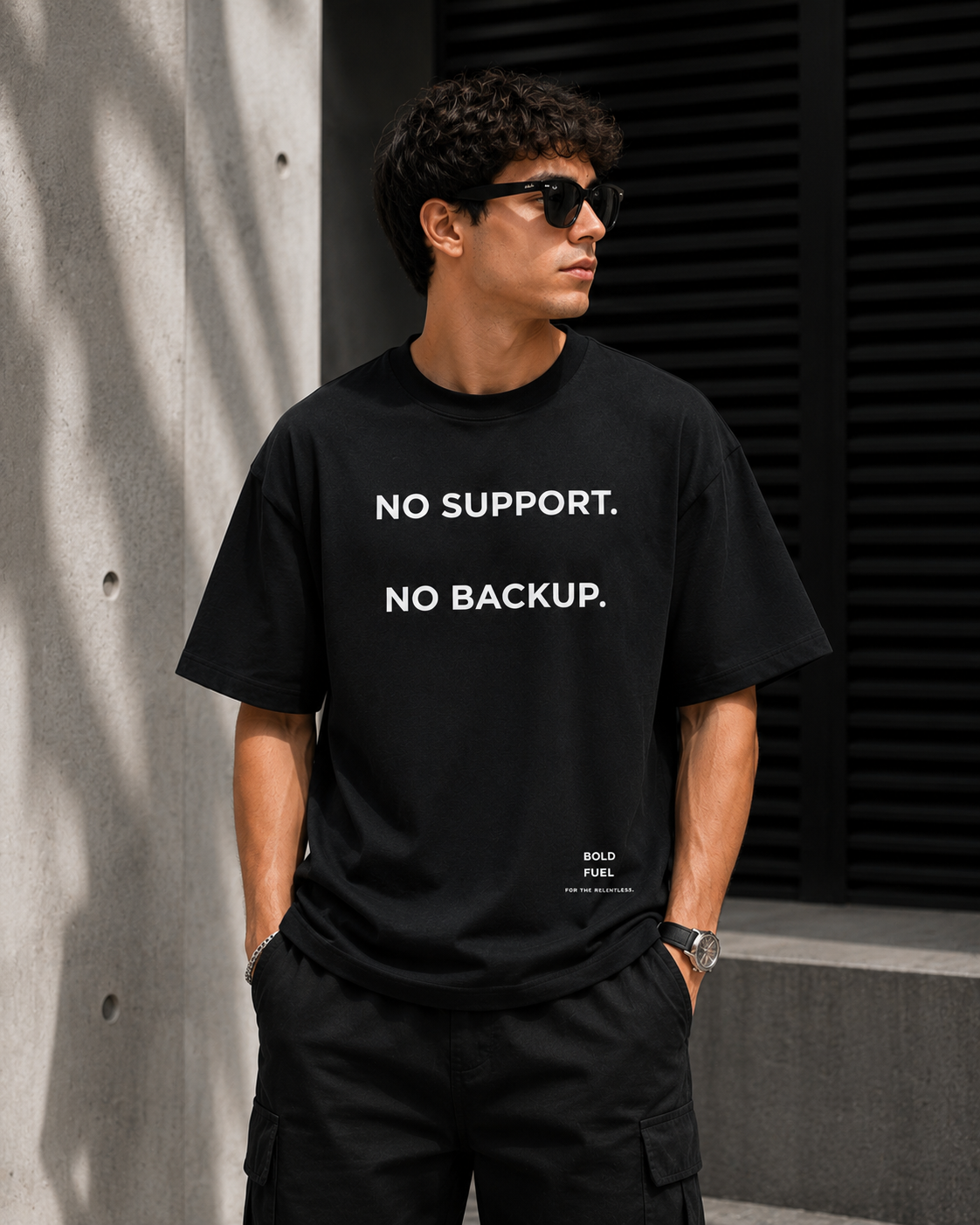 Just Me vs Everything Oversized T-shirt