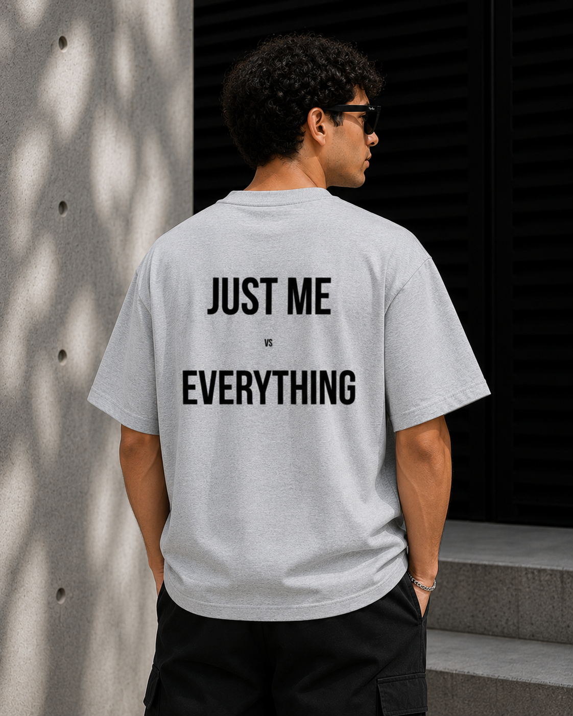 Just Me vs Everything. | Premium Oversized T-Shirt