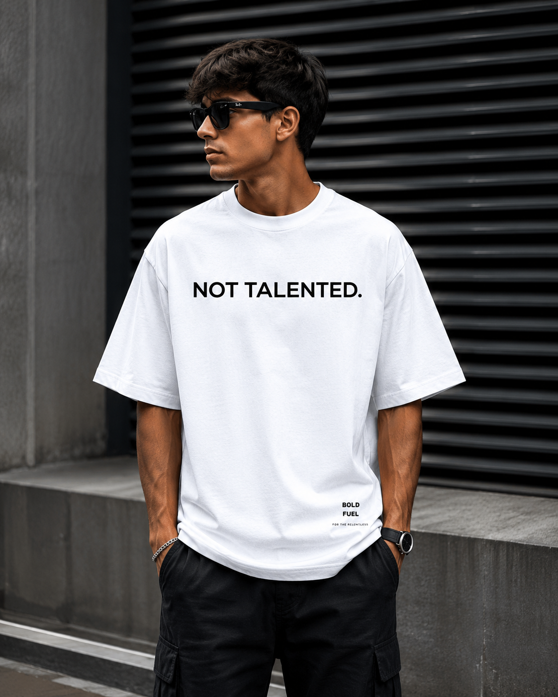 Not Talented. | Premium Oversized T-Shirt