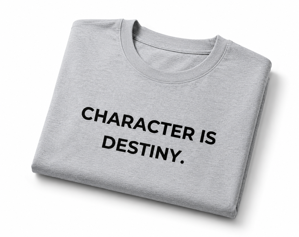 Character is Destiny. | Premium Oversized T-Shirt