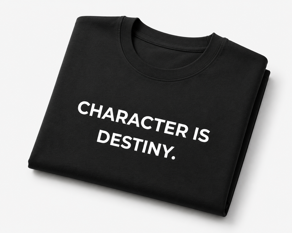 Character is Destiny. | Premium Oversized T-Shirt