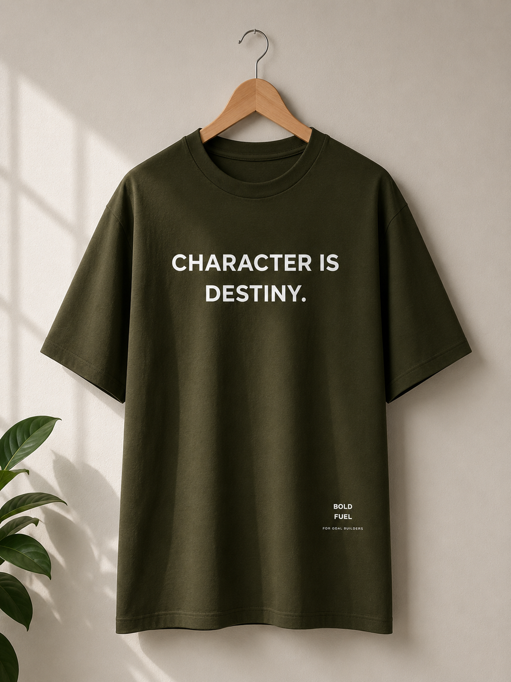 Character is Destiny. | Premium Oversized T-Shirt