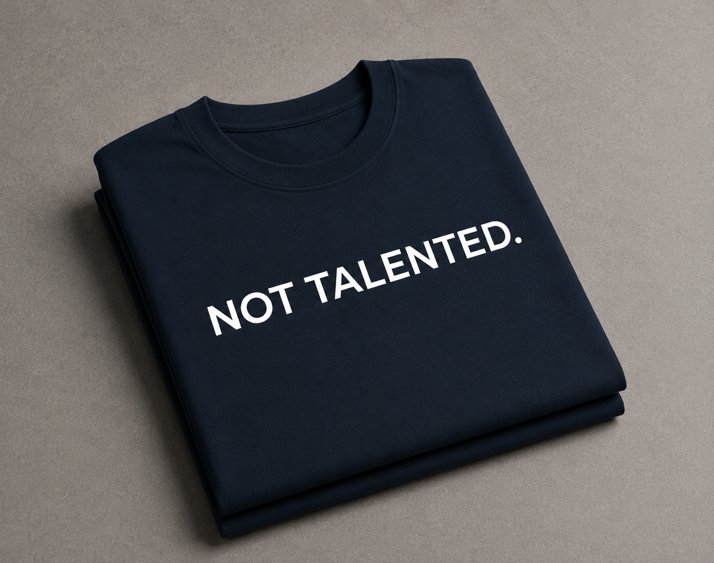 Not Talented. | Premium Oversized T-Shirt