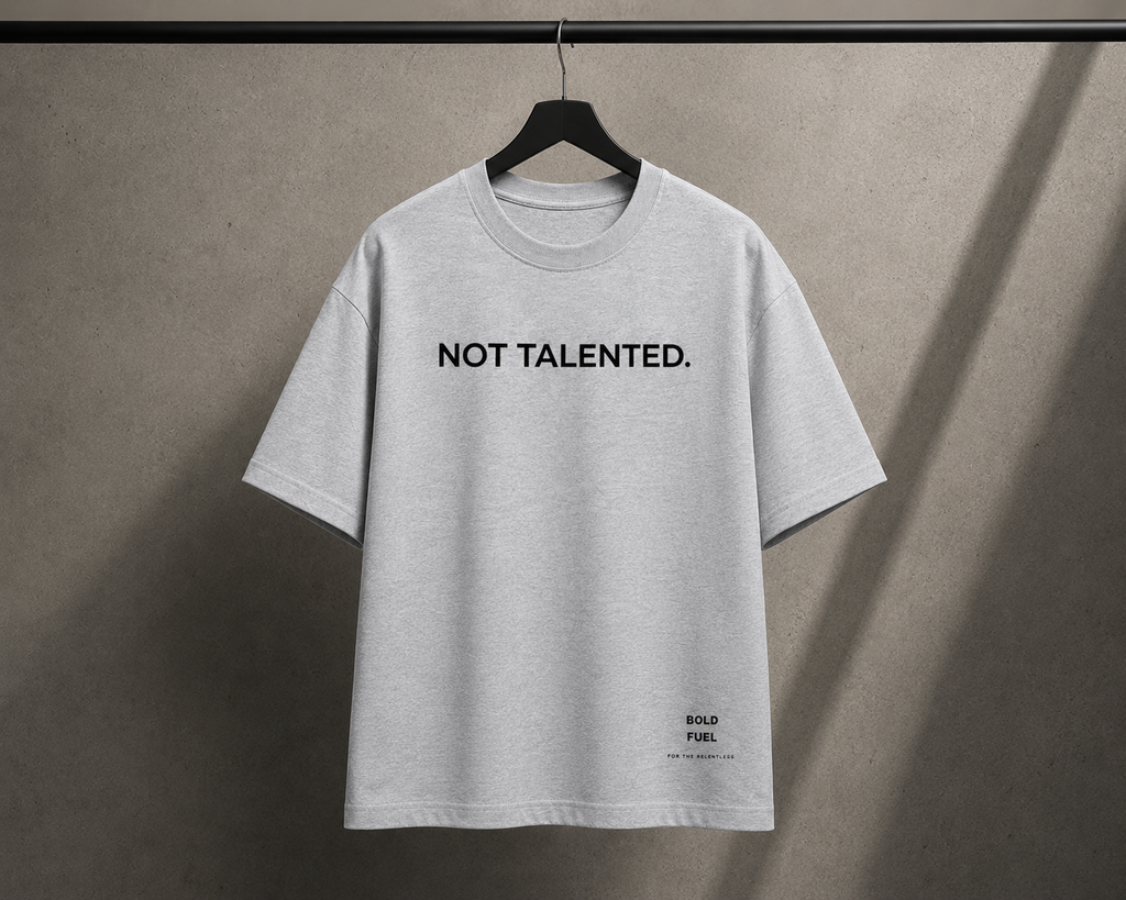 Not Talented. | Premium Oversized T-Shirt