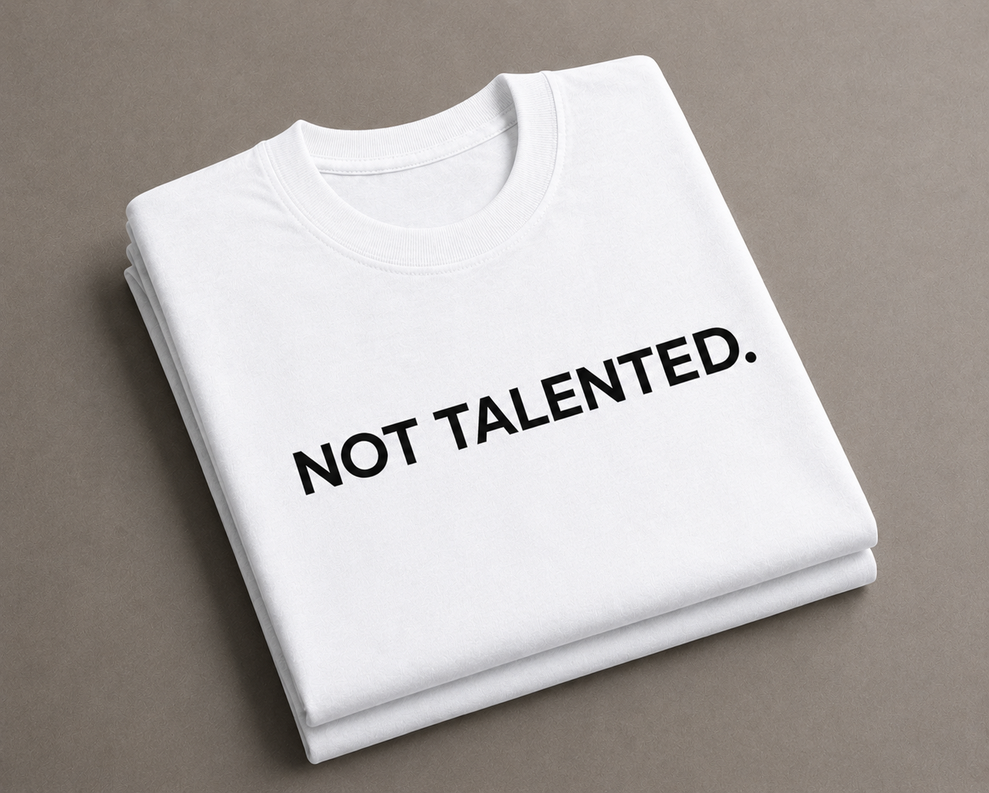Not Talented. | Premium Oversized T-Shirt