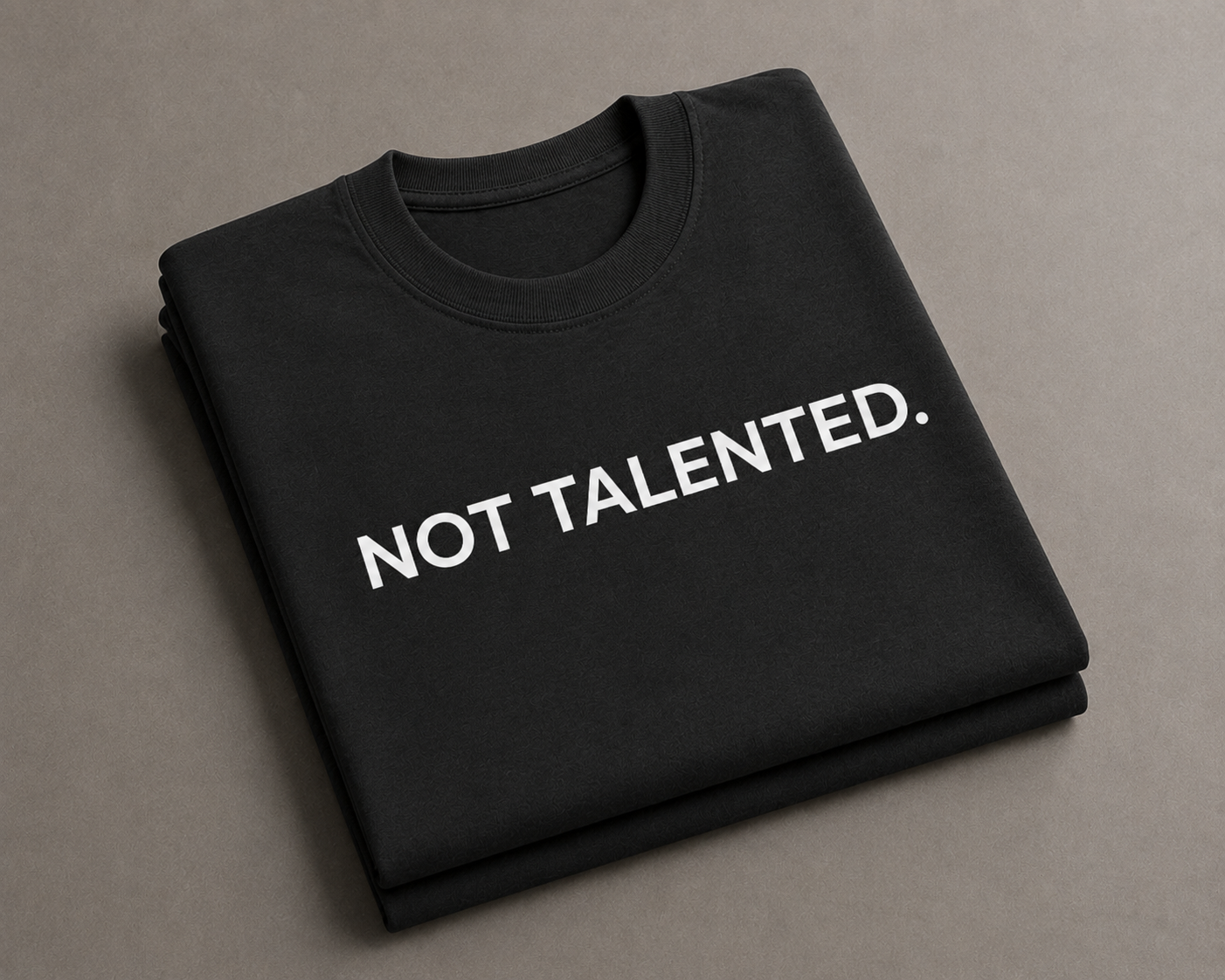 Not Talented. | Premium Oversized T-Shirt