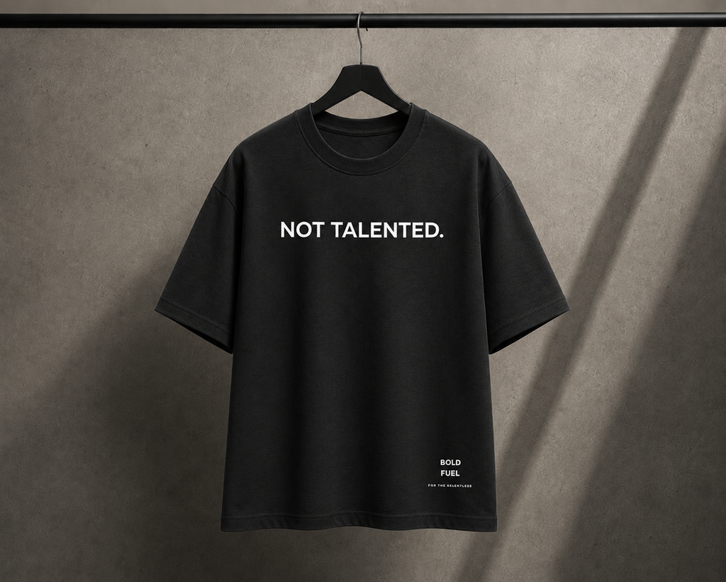 Not Talented. | Premium Oversized T-Shirt