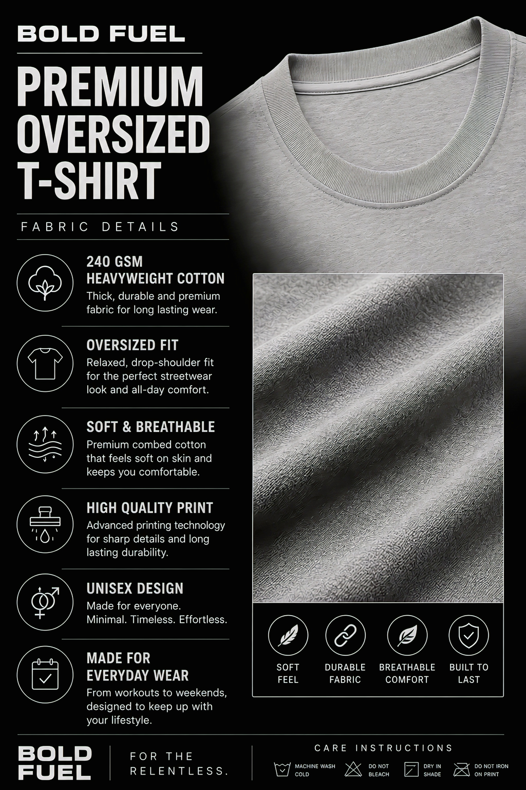 I Will. | Premium Oversized T-Shirt