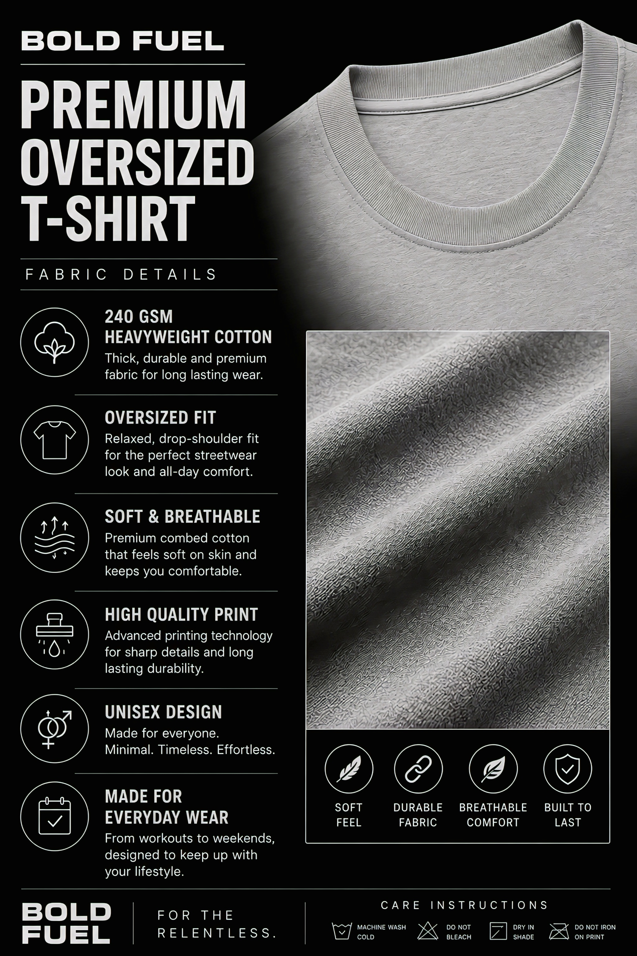 I Will. | Premium Oversized T-Shirt