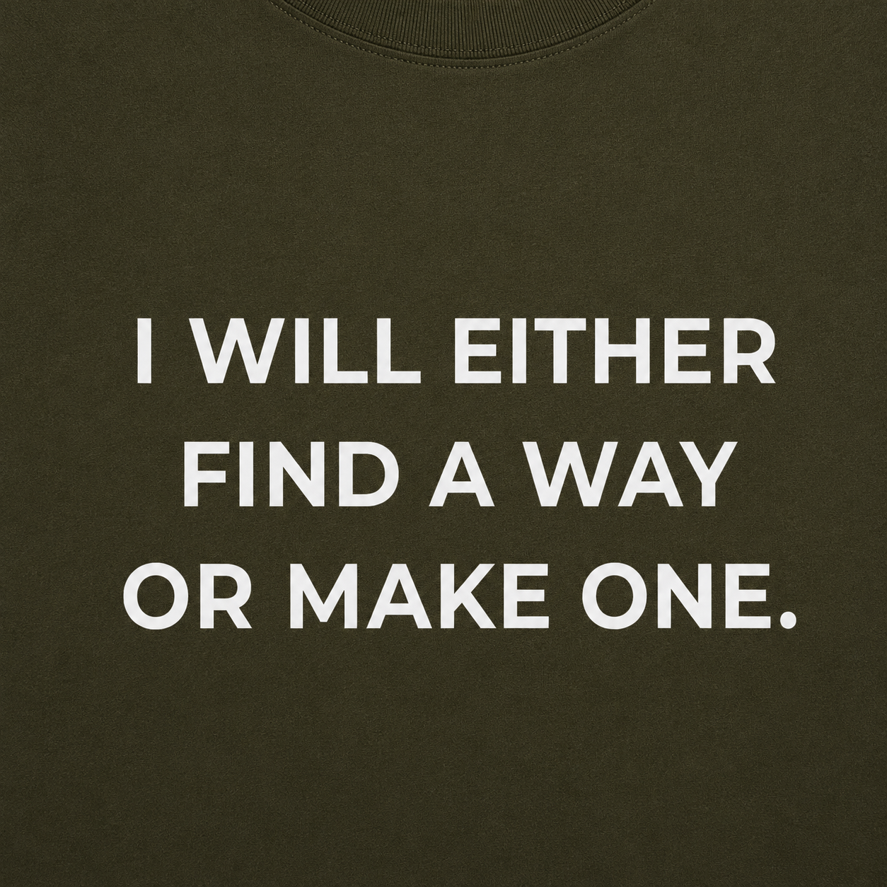 I Will. | Premium Oversized T-Shirt